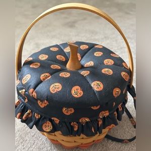 LONGABERGER SMALL PUMPKIN BASKET SET/BRAND NEW!